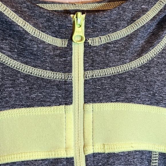 ZELLA Girl Yellow Gray Athletic Zip Up Jacket - Picture 5 of 11